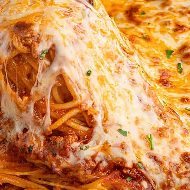Baked Spaghetti.