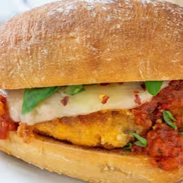 Chicken Parmesan Sandwich.