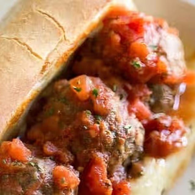 Meatball Sandwich.