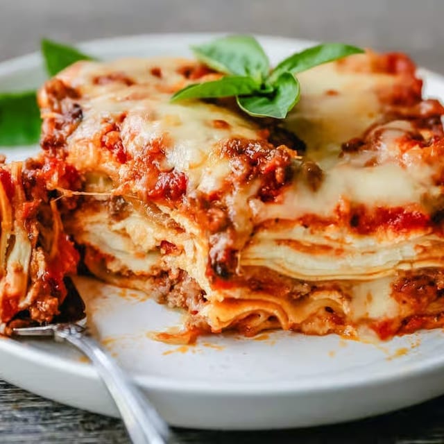 Homemade Lasagna.
