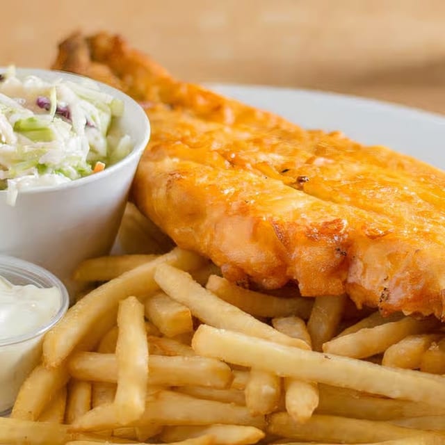 Fish Chips Dinner.