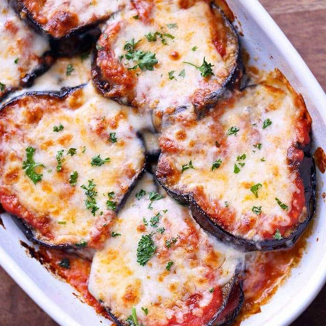 Eggplant Parmesan Dish.