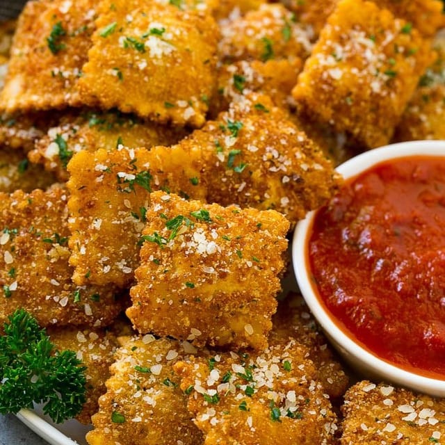 Breaded Ravioli.