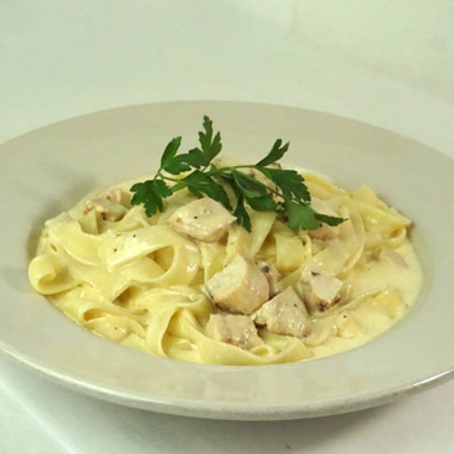 Fettuccine Alfredo.