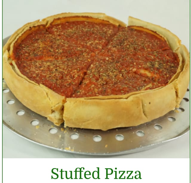Eggplant Stuffed Pizza.